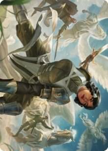 Resolute Reinforcements Art Card 13 card from Art Series: Dominaria United