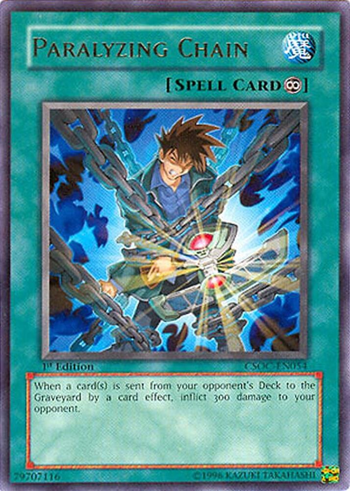 Paralyzing Chain CSOC-EN054 card from Crossroads of Chaos