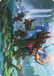 Vodalian Mindsinger Art Card 21 card from Art Series: Dominaria United