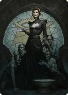 Liliana of the Veil Art Card 24 card from Art Series: Dominaria United