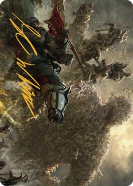 Writhing Necromass Art Card (Gold-Stamped Signature) 27 card from Art Series: Dominaria United