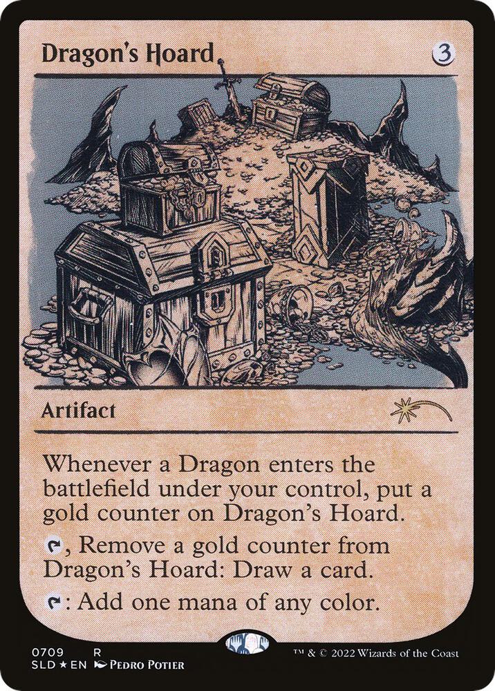 Dragon's Hoard (Showcase) 709 card from Secret Lair Drop Series