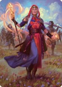 Jaya, Fiery Negotiator Art Card (34/81) card from Art Series: Dominaria United