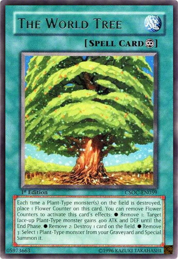 The World Tree CSOC-EN059 card from Crossroads of Chaos
