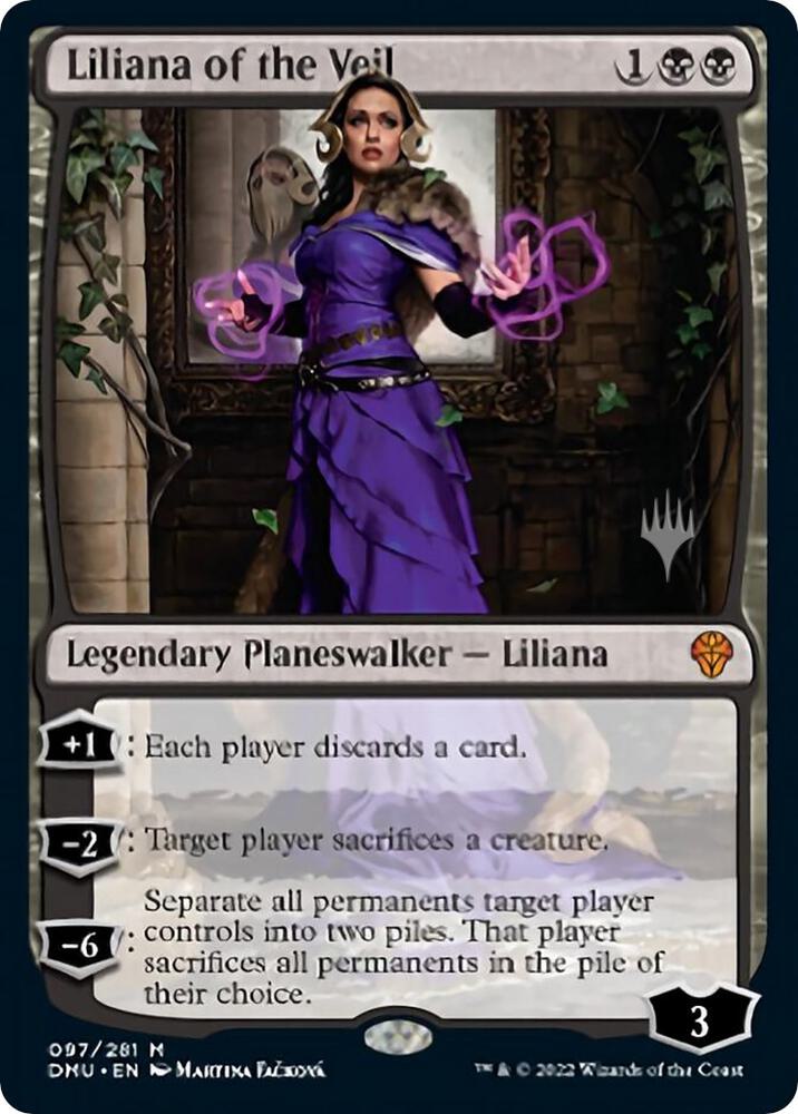Liliana of the Veil 97 card from Promo Pack: Dominaria United