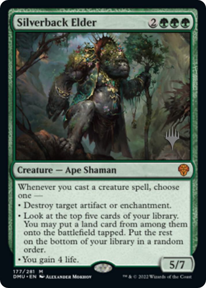 Silverback Elder 177 card from Promo Pack: Dominaria United