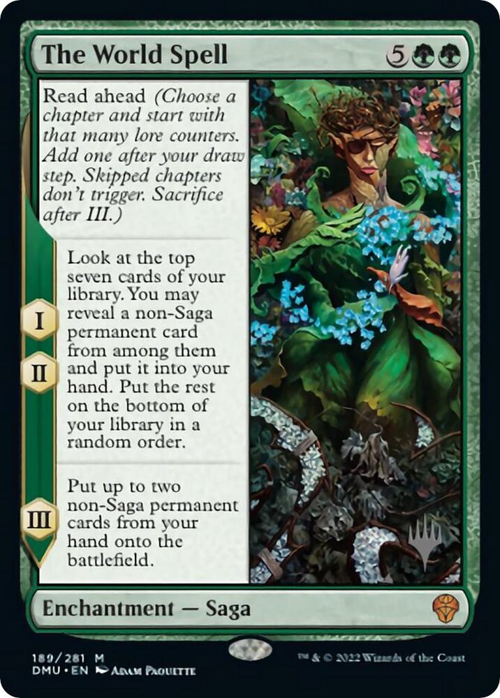 The World Spell 189 card from Promo Pack: Dominaria United