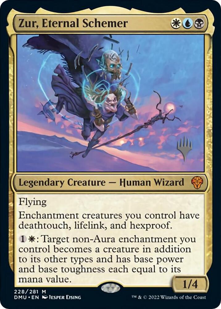 Zur, Eternal Schemer 228 card from Promo Pack: Dominaria United