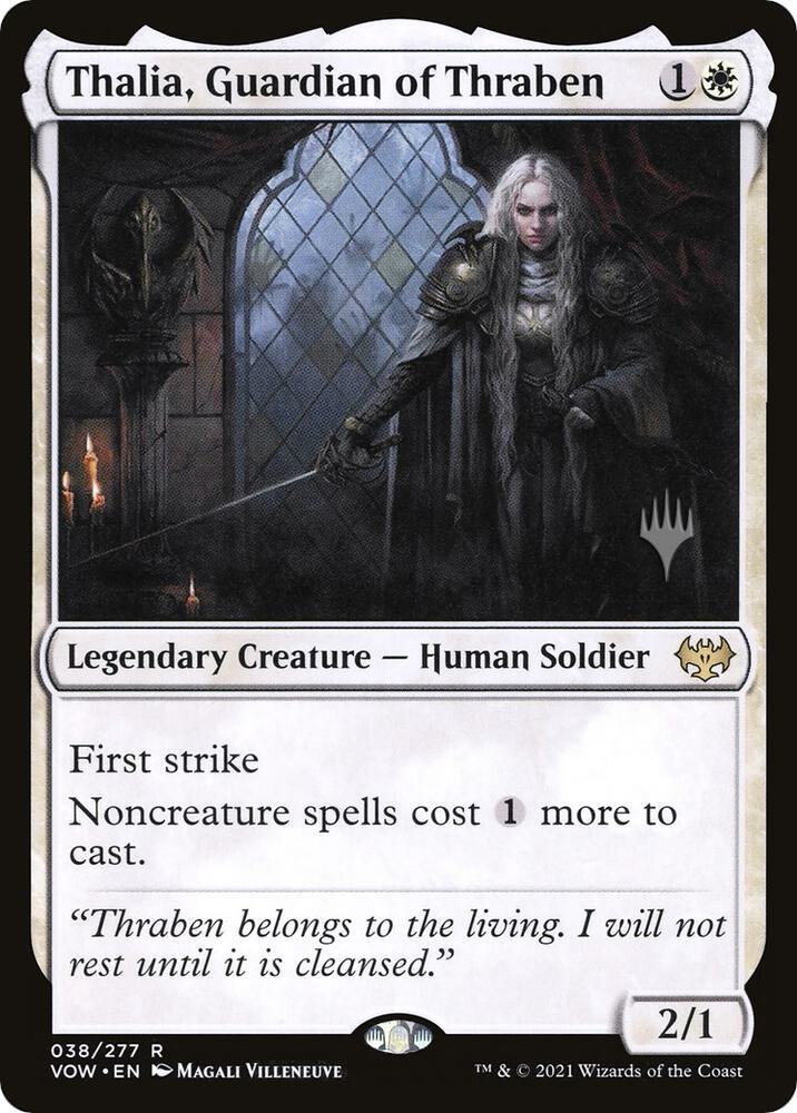 Thalia, Guardian of Thraben 38 card from Promo Pack: Dominaria United
