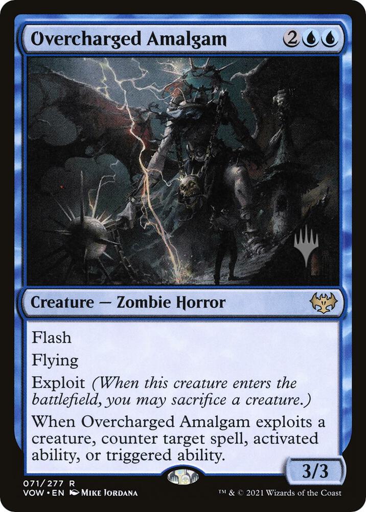 Overcharged Amalgam 71 card from Promo Pack: Dominaria United