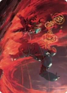 Twinferno Art Card 39 card from Art Series: Dominaria United