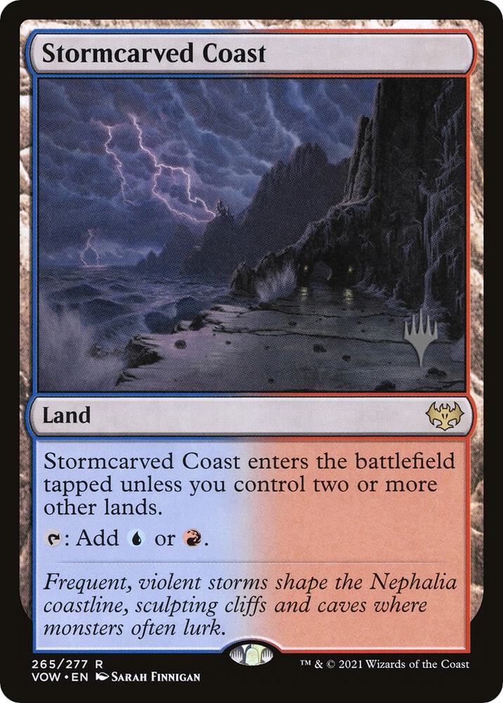 Stormcarved Coast 265 card from Promo Pack: Dominaria United