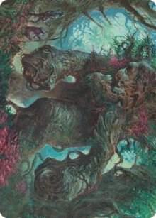 Magnigoth Sentry Art Card 40 card from Art Series: Dominaria United