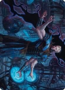 Ertai Resurrected Art Card 45 card from Art Series: Dominaria United