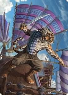 Jedit Ojanen, Mercenary Art Card 48 card from Art Series: Dominaria United