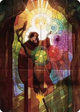 Jodah, the Unifier Art Card (Gold-Stamped Signature) 49 card from Art Series: Dominaria United