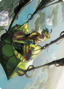 Nael, Avizoa Aeronaut Art Card 51 card from Art Series: Dominaria United