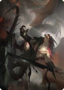 Rivaz of the Claw Art Card 53 card from Art Series: Dominaria United