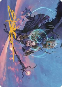 Zur, Eternal Schemer Art Card (56/81) (Gold-Stamped Signature) card from Art Series: Dominaria United