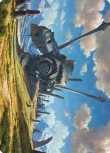 Plains Art Card (62/81) card from Art Series: Dominaria United