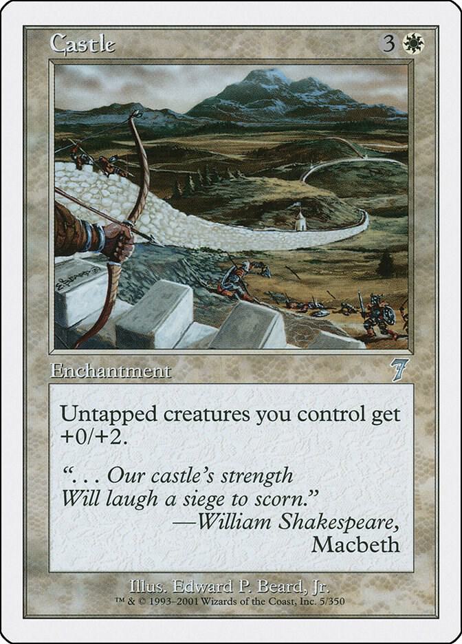 Castle 5 card from 7th Edition