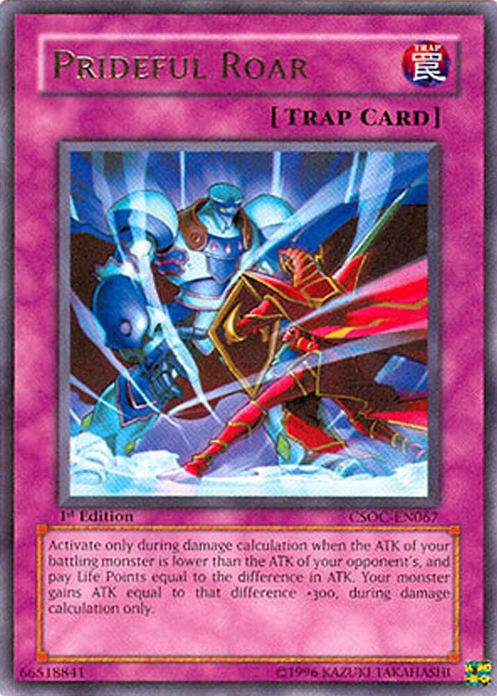 Prideful Roar CSOC-EN067 card from Crossroads of Chaos