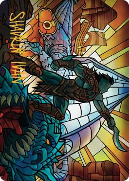 Astor, Bearer of Blades Art Card (Gold-Stamped Signature) 68 card from Art Series: Dominaria United
