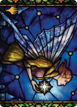 Ivy, Gleeful Spellthief Art Card (Gold-Stamped Signature) 72 card from Art Series: Dominaria United