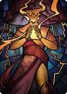 Najal, the Storm Runner Art Card 74 card from Art Series: Dominaria United