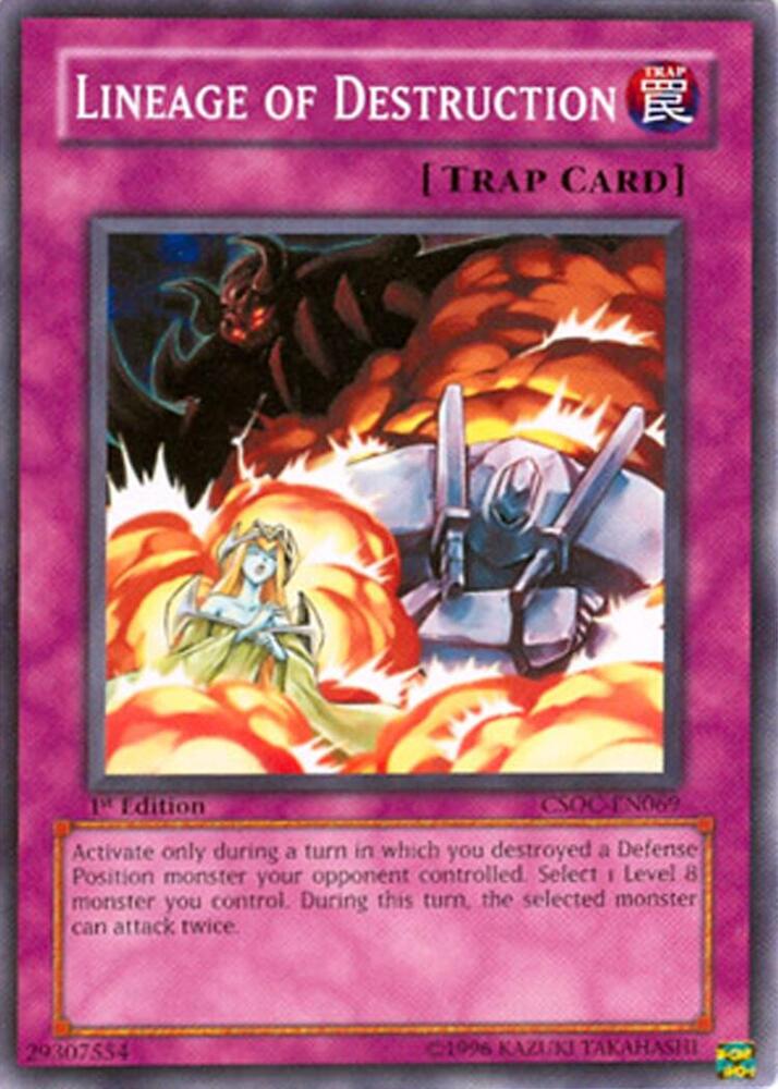 Lineage of Destruction CSOC-EN069 card from Crossroads of Chaos
