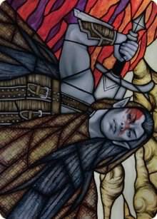 Radha, Coalition Warlord Art Card 75 card from Art Series: Dominaria United