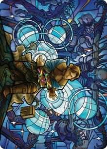Raff, Weatherlight Stalwart Art Card 76 card from Art Series: Dominaria United