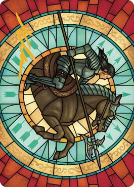 Tori D'Avenant, Fury Rider Art Card (Gold-Stamped Signature) 78 card from Art Series: Dominaria United