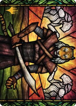 Zar Ojanen, Scion of Efrava Art Card (Gold-Stamped Signature) 80 card from Art Series: Dominaria United