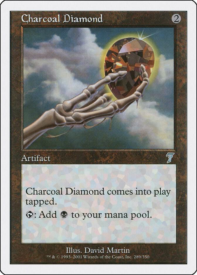 Charcoal Diamond 289 card from 7th Edition