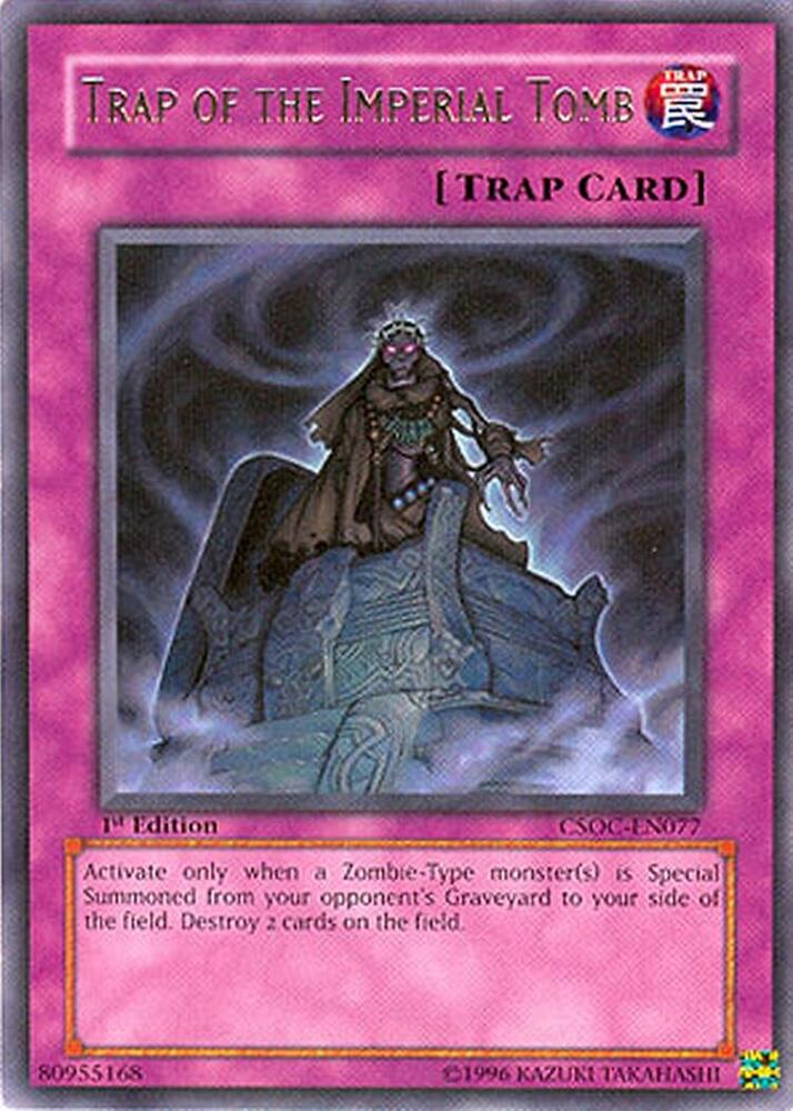 Trap of the Imperial Tomb CSOC-EN077 card from Crossroads of Chaos