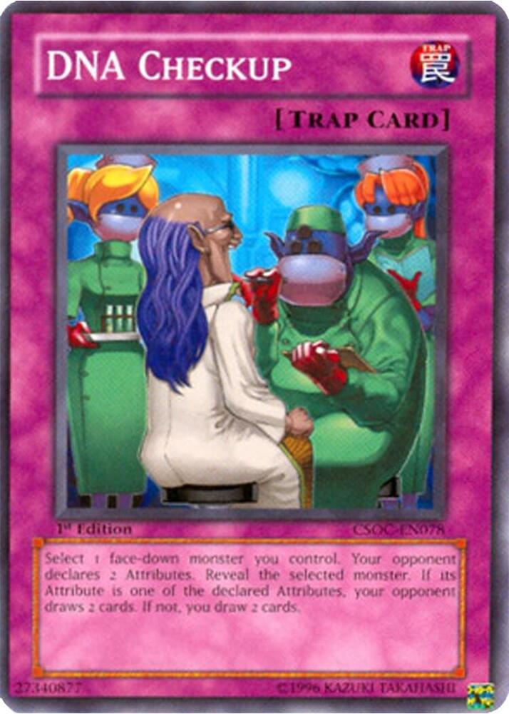 DNA Checkup CSOC-EN078 card from Crossroads of Chaos
