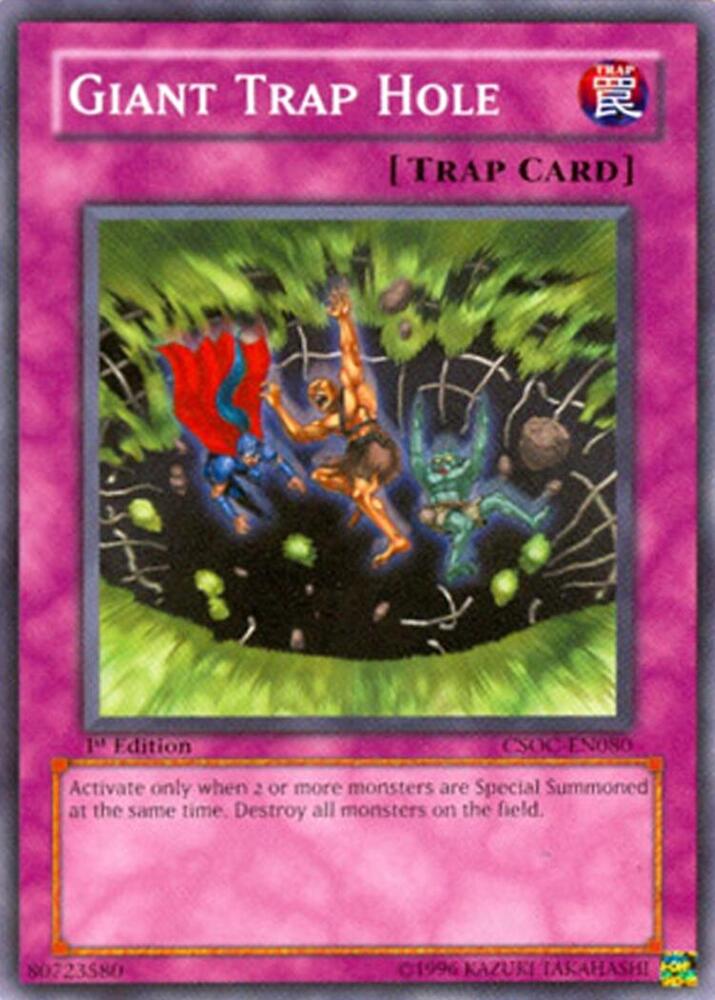 Giant Trap Hole CSOC-EN080 card from Crossroads of Chaos