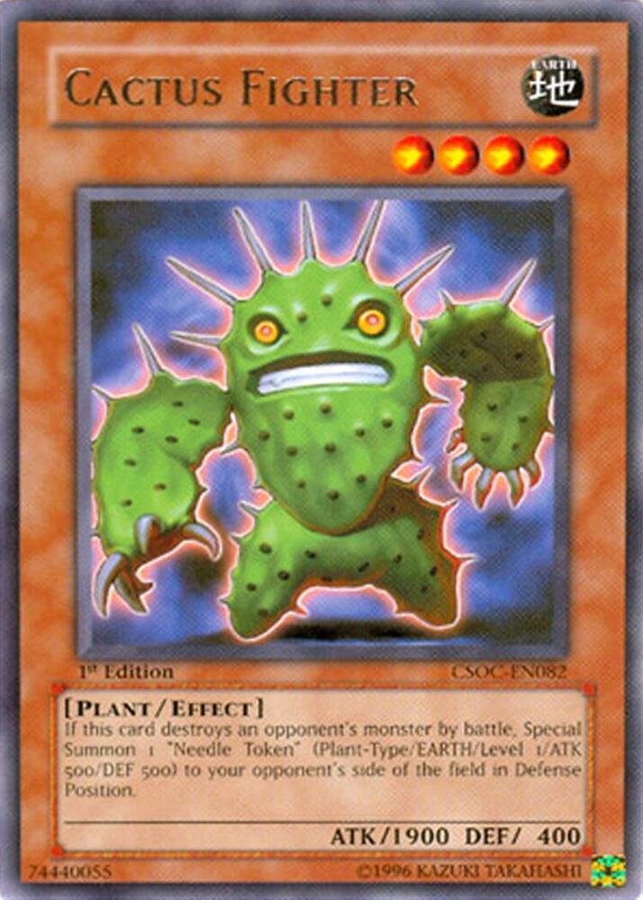 Cactus Fighter CSOC-EN082 card from Crossroads of Chaos