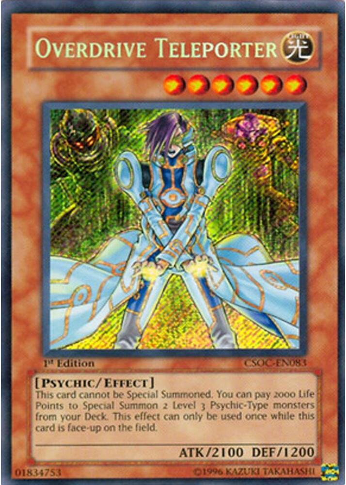 Overdrive Teleporter CSOC-EN083 card from Crossroads of Chaos