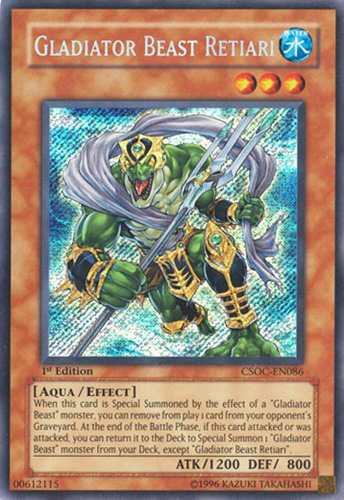 Gladiator Beast Retiari CSOC-EN086 card from Crossroads of Chaos