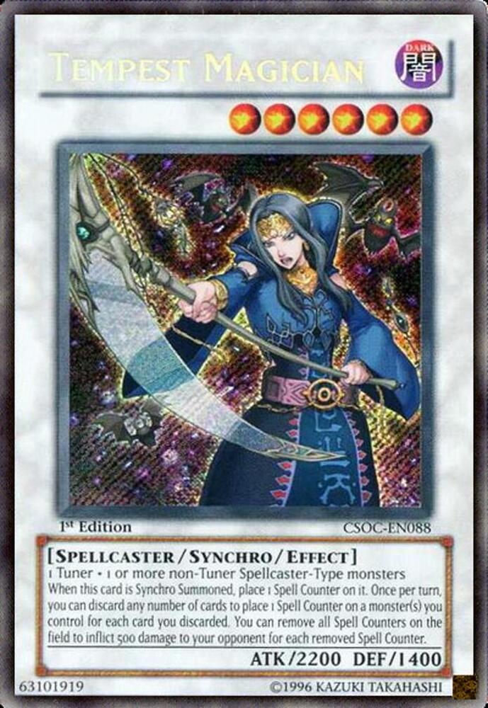 Tempest Magician CSOC-EN088 card from Crossroads of Chaos
