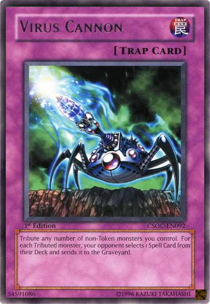 Virus Cannon CSOC-EN092 card from Crossroads of Chaos