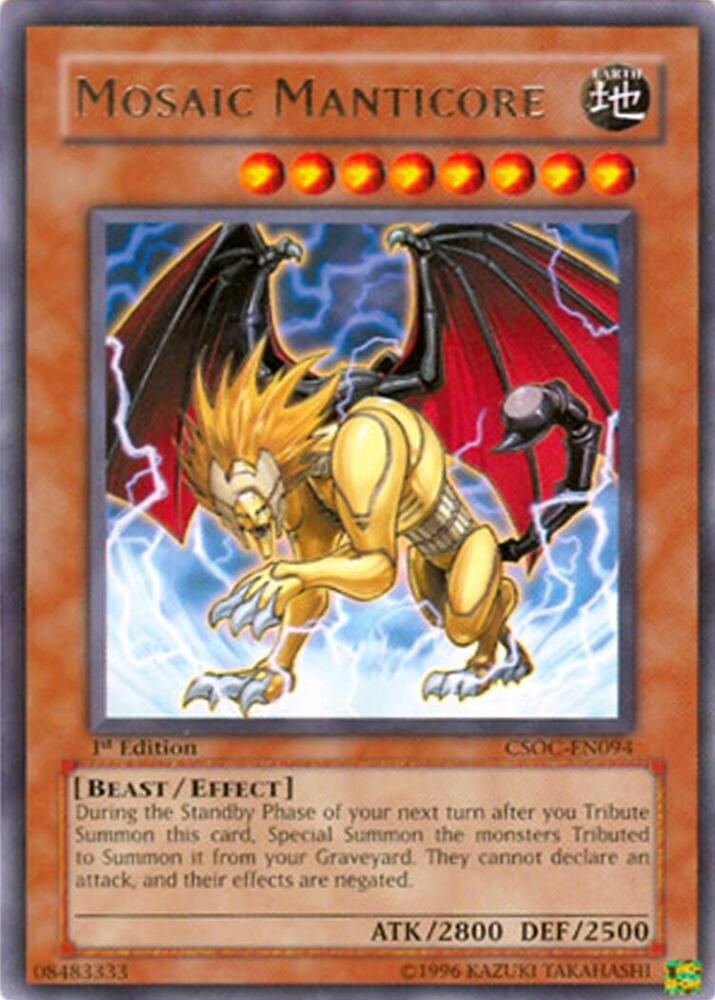 Mosaic Manticore CSOC-EN094 card from Crossroads of Chaos