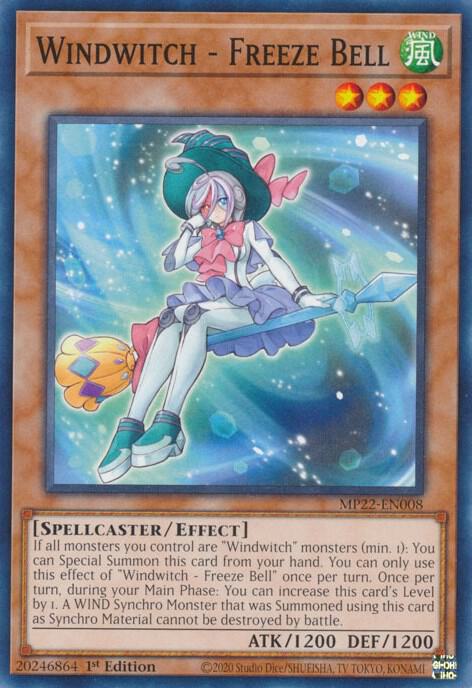 Windwitch - Freeze Bell MP22-EN008 card from 2022 Tin of the Pharaoh's Gods