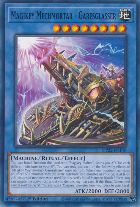 Magikey Mechmortar - Garesglasser MP22-EN140 card from 2022 Tin of the Pharaoh's Gods