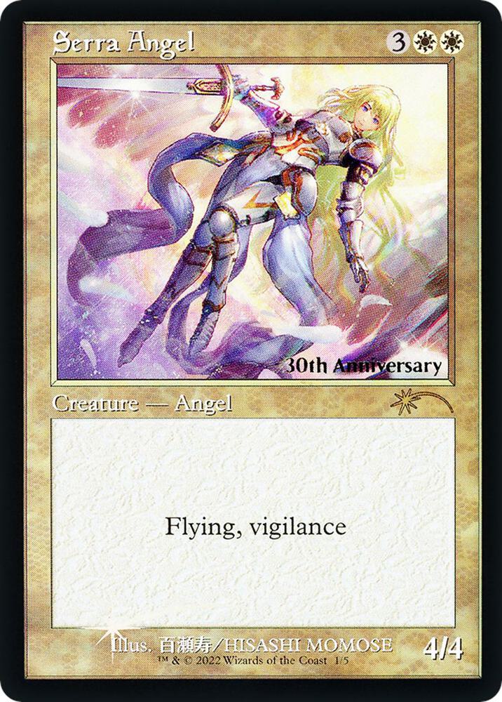 Serra Angel (Retro Frame) 1 card from 30th Anniversary Promos