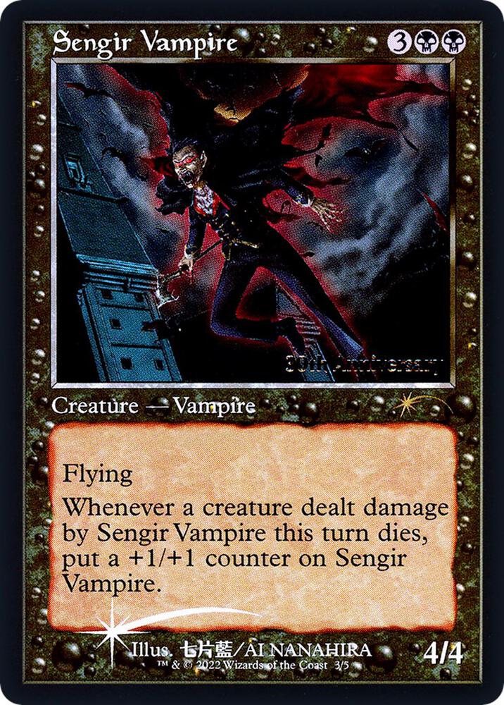 Sengir Vampire (Retro Frame) 3 card from 30th Anniversary Promos