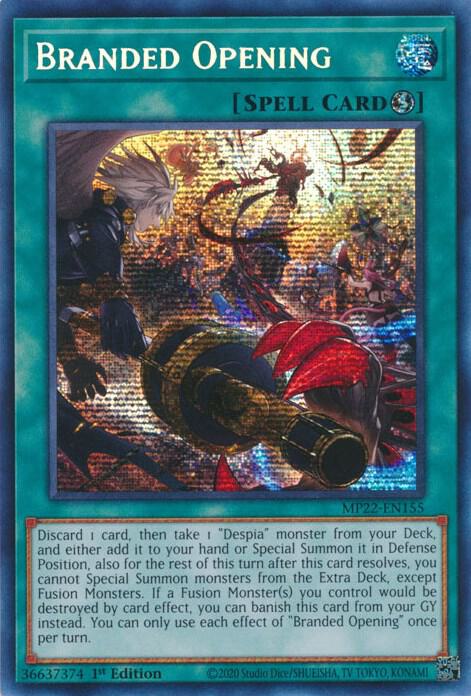 Branded Opening MP22-EN155 card from 2022 Tin of the Pharaoh's Gods