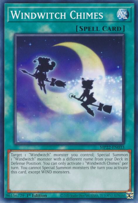 Windwitch Chimes MP22-EN033 card from 2022 Tin of the Pharaoh's Gods